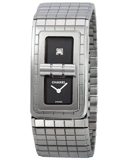 Chanel Code Coco Black Lacquered Women's Watch Model H5144