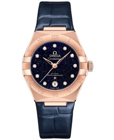 Omega Constellation Co-Axial Master Chronometer 131.53.29.20.53.003 Blue Diamond Dial (blue, arb9510)