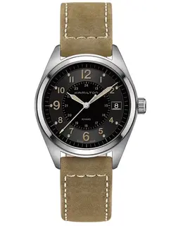 Brand New Authentic Hamilton Khaki Field Quartz Black Dial Men's Watch Model H68551839