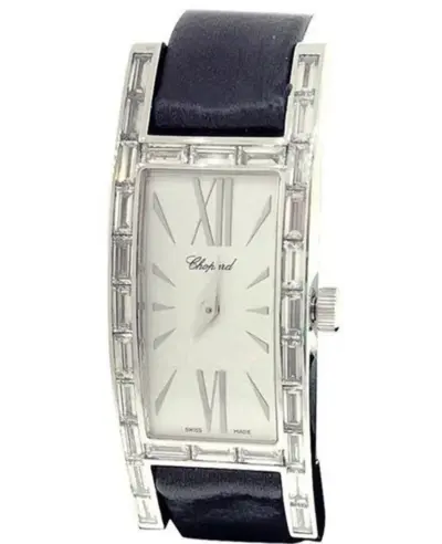 Chopard Imperiale Model 137217-1001 White Dial Diamond Satin Strap Watch (white, arb9541)