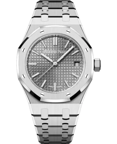 Brand New Authentic Audemars Piguet Royal Oak Automatic Grey Dial Stainless Steel Men's Watch 15550ST.OO.1356ST.07 (arb25011)