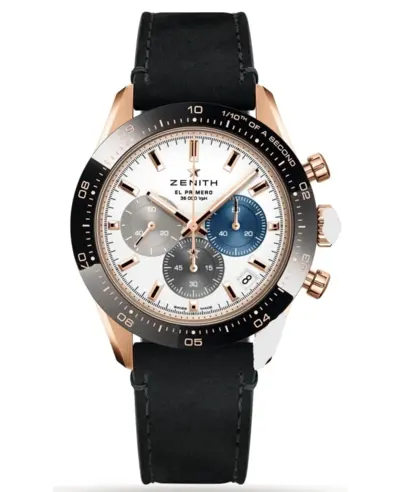 Men's Watch Zenith Chronomaster Sport 18.3100.3600/69.C920 White Dial Rose Gold (white, arb9631)