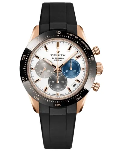Zenith Chronomaster Sport 18.3100.3600/69.R951 White Dial Rose Gold Automatic Chronograph Men's Watch (white, arb9632)