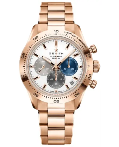 Zenith Chronomaster Sport Auto White Dial 18K Rose Gold Mens Watch - Model: 18.3101.3600/69.M3100 (white, arb9636)