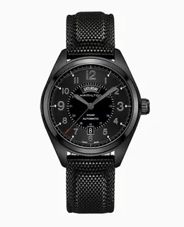 New Hamilton H70695735 - Authentic Men's Khaki Field Day Date Auto Watch