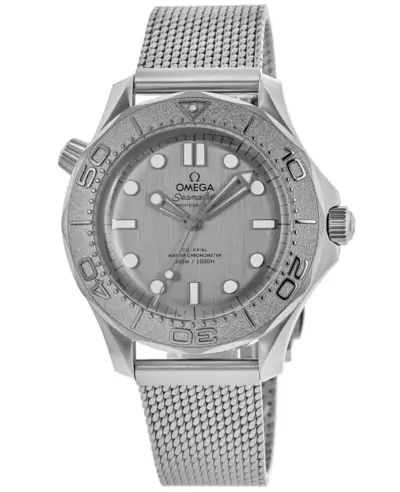 Omega Seamaster Diver 300M Automatic Grey Dial Stainless Steel Men's Watch Model 210.30.42.20.06.002 (arb15378)