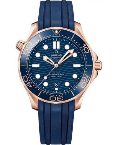 New Authentic Omega Seamaster Diver 300M Co-Axial Master Chronometer Model 210.62.42.20.03.001 (blue, arb9704)