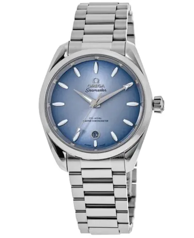 Omega Seamaster Aqua Terra 22010382003004 Summer Blue Dial Men's Watch 220.10.38.20.03.004 (blue, arb9778)