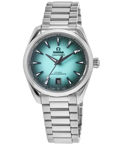Omega Seamaster Aqua Terra 150M Turquoise Dial Steel Men's Watch Model No. 220.10.38.20.03.005 (arb15375)