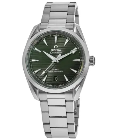 Omega Seamaster Aqua Terra 220.103820, Automatic Chronometer Green Dial Steel Men's Watch 220.10.38.20.10.003 (green, arb9782)