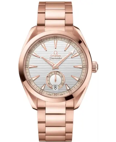 Omega Seamaster Aqua Terra 150m Master Co-Axial Men's Watch, Silver Dial Rose Gold Case Model:220.50.41.21.02.002 (arb9864)