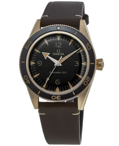 Omega Seamaster 300 Bronze Gold Men's Watch - Model 23492412110001 234.92.41.21.10.001 (brown, arb9936)