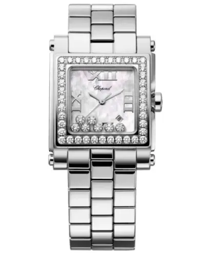 Chopard Happy Sport Square Medium Women's Watch Model 278505-2001 (arb9988)