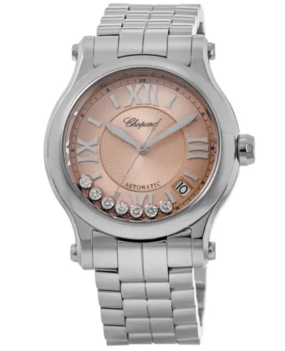 Chopard Happy Sport Medium Automatic 36mm - Model: 278559-3025 (pink, arb9995)