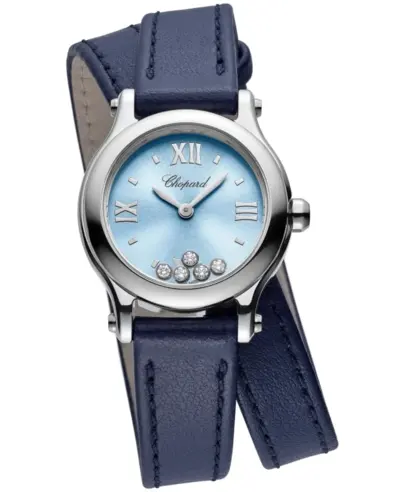 Chopard Happy Sport Women's Watch Model:278620-3003 Blue Diamond Dial 25mm (blue, arb10090)