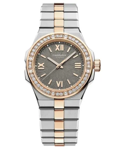 Chopard Alpine Eagle 33 Grey Dial Women's Watch Model 298617-6002 (arb10131)