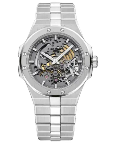 Chopard Alpine Eagle 41 XP TT Automatic Skeleton Dial Titanium Men's Watch Model 298630-3001 (arb10133)
