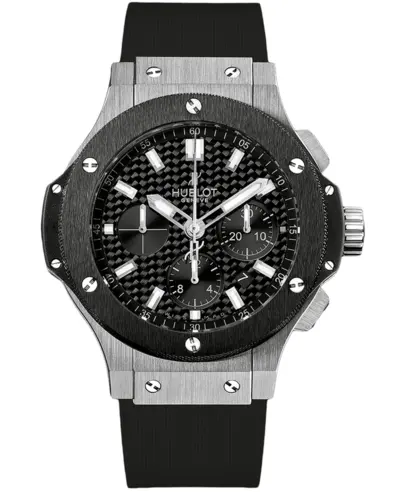 Hublot Big Bang Evolution 301.SM.1770.GR - Black Chronograph Dial, Black Leather Strap Men's Watch (black, arb10147)