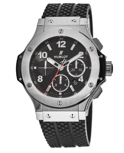 Hublot Big Bang 44mm Classic Steel Black Chronograph Rubber Strap Men's Watch: Model 301.SX.130.RX (black, arb10151)