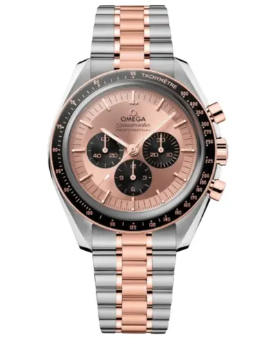 Omega Speedmaster Moonwatch Professional Manual Winding Chronograph Model 31020425099001 310.20.42.50.99.001 (pink, arb10162)