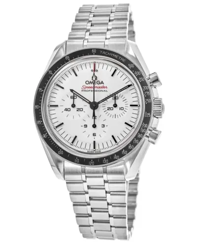 Omega Speedmaster Moonwatch Chronograph White Dial Steel Men's Watch Model 310.30.42.50.04.001 (white, arb10165)