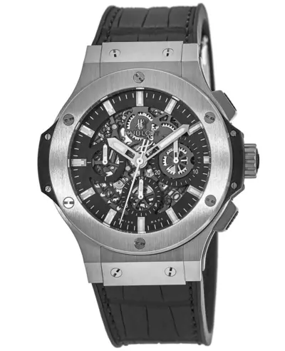 Hublot Big Bang Areo Bang 311.SX.1170.GR - Stainless Steel Case Chronograph Rubber Strap Men's Watch (black, arb10197)