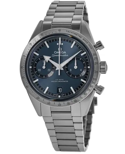 Omega Speedmaster '57 Blue Chronograph Dial Steel Men's Watch Model 332.10.41.51.03.001 (blue, arb10241)