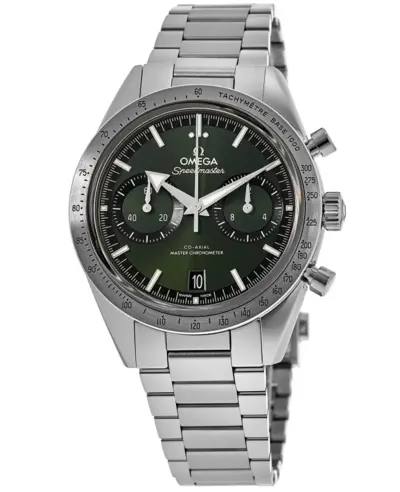 Omega Speedmaster '57 Model 332.10.41.51.10.001 Green Dial Steel Men's Watch (green, arb10242)