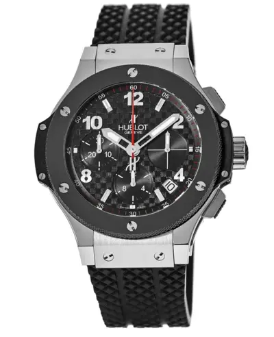 Hublot Big Bang 41mm Automatic Carbon Fiber Chronograph Rubber Men's Watch Model: 341.SB.131.RX (black, arb10260)