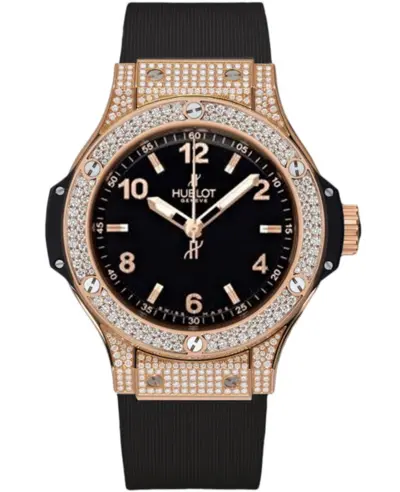 Brand New Authentic Hublot Big Bang 38mm Watch Model: 361.PX.1280.RX.1704 (black, arb10280)