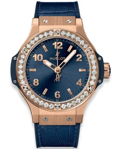 Hublot Big Bang Ref.361.PX.7180.LR.1204 Women's Watch 38mm Blue Dial Rose Gold (blue, arb10281)