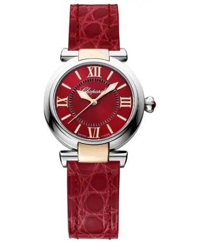 Chopard Imperiale Automatic Women's Watch Model 388563-6016 Red Dial Rose Gold (red, arb10347)