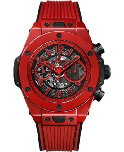 Hublot Big Bang Unico Red Ceramic Case Men's Watch 411.CF.8513.RX (arb10356)