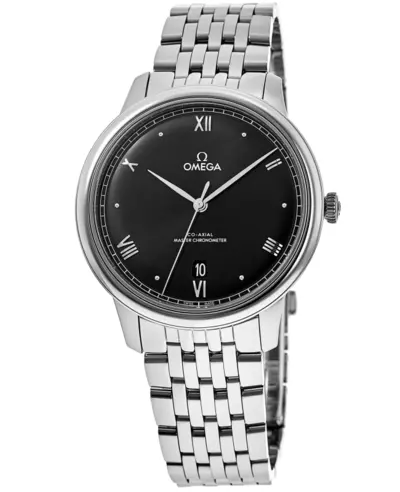 Omega De Ville Prestige Co-Axial 39.5mm Black Dial Men's Watch 424.10.40.20.01.002 (black, arb13582)