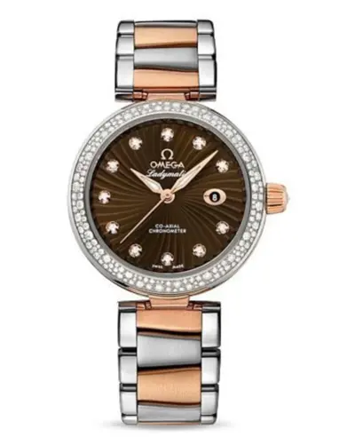 Omega De Ville Ladymatic Women's Watch Model 425.25.34.20.63.001 (brown, arb10415)
