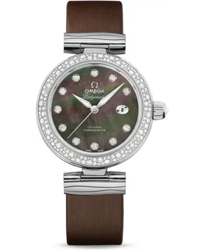 Omega De Ville Ladymatic Women Watch 425.37.34.20.57.004 Brand New Authentic (arb10433)