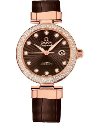 Omega De Ville Ladymatic 42568342063002 Women's Watch 425.68.34.20.63.002 (brown, arb10466)