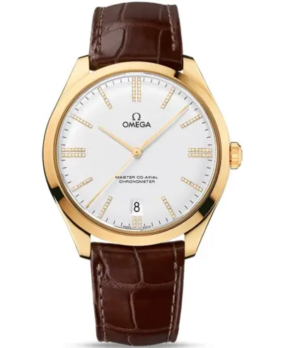Authentic Omega De Ville Tresor Master Co-Axial 43253402152007 Men's Watch 432.53.40.21.52.003 (arb10496)