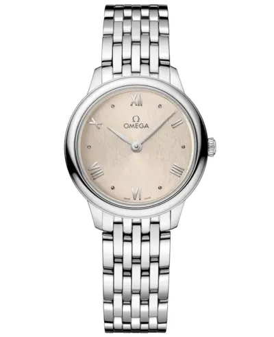 Omega De Ville Prestige Quartz Watch Model 434.10.28.60.09.001 (beige, arb10507)