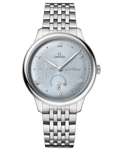 Omega De Ville Prestige Co-Axial Chronometer Power Reserve 41mm Automatic Blue Dial Steel Men's Watch Model: 434.10.41.21.03.001 (blue, arb10531)