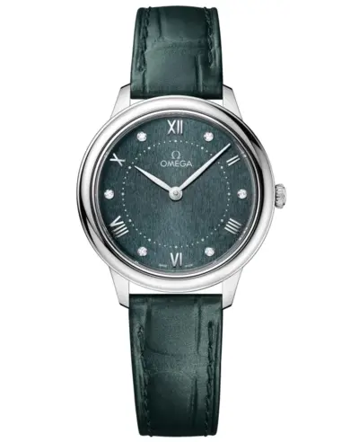 Omega De Ville Prestige Quartz 434.13.30.60.60.001 - Green Diamond Dial (green, arb10543)