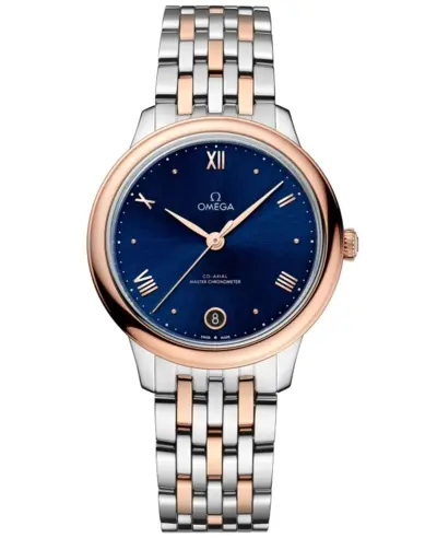 Omega De Ville Prestige Co-Axial Master Chronometer 34mm Model 43420342003001 434.20.34.20.03.001 (blue, arb10573)
