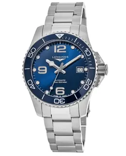 Longines HydroConquest Automatic 39mm Blue Dial Stainless Steel Men's Watch l3.780.4.96.6