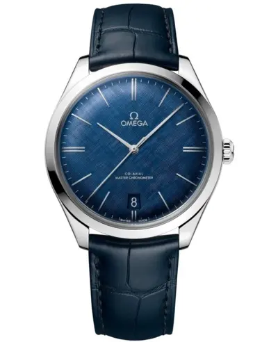 Omega De Ville Tresor Blue Dial Men's Watch Model 435.13.40.21.03.001 (blue, arb10637)