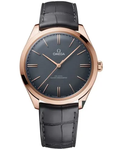 Omega De Ville Chronometer Grey Dial 18K Sedna¢ Gold Automatic Movement Men's Watch Model: 435.53.40.21.06.001 (arb10644)