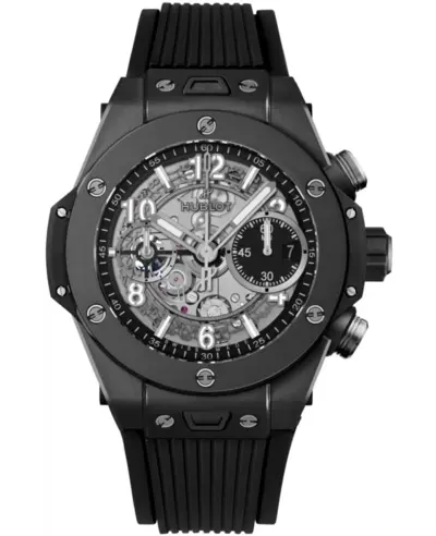 Hublot Big Bang Chronograph Skeleton Dial Rubber Strap Men's Watch Model 441.CI.1171.RX (arb10651)