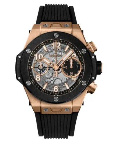 Hublot Big Bang Unico King Gold Ceramic Automatic Chronograph Skeleton Dial 441.om.1181.rx (arb10666)