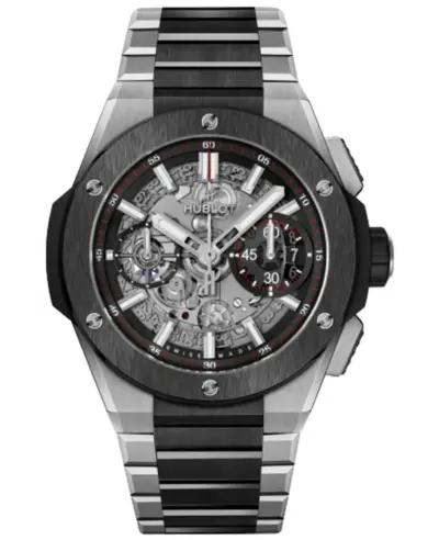 Hublot Big Bang Integrated 451NM1170NM: Titanium Case, Ceramic Band Skeleton Dial Chronograph Automatic Watch 451.NM.1170.NM (arb10676)