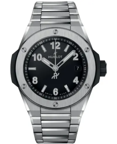 Hublot Big Bang 38mm Integrated Time Only Automatic Black Dial Titanium Unisex Watch Model 457.NX.1270.NX (black, arb10684)