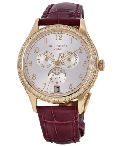 Patek Philippe Complications Model 4947R-001 - Women's Automatic Chronograph with Diamond Bezel and Rose Gold Case (arb10717)